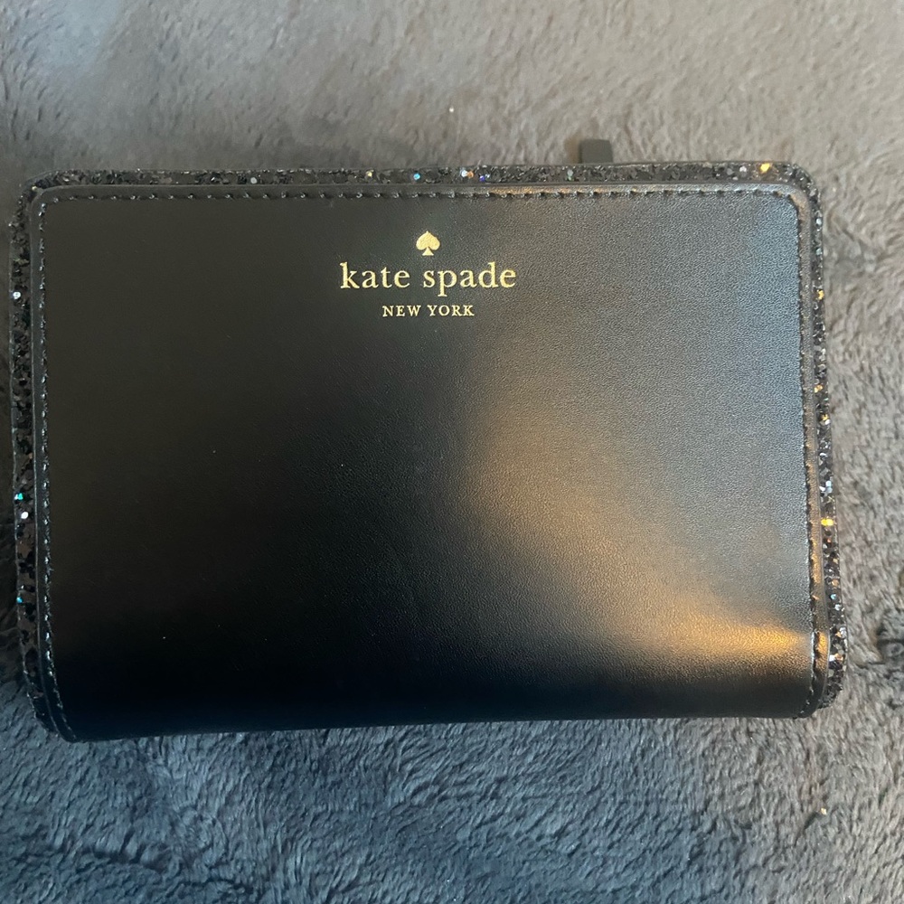 Kate spade full size wallet with sequins